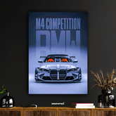 BMW M4 Competition – Precision Power Poster